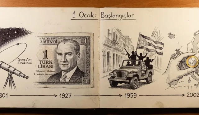1 Ocak: Kayıp Bir Gezegenin Keşfi, Küba’nın Ateşi ve Türk Lirası’nın Yeni Yüzü