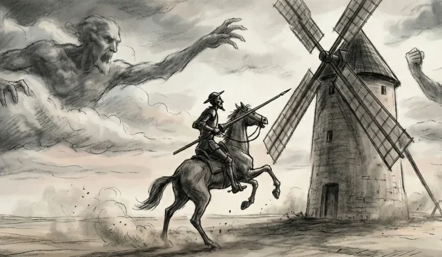 Edebiyatın İzinde: Yel Değirmenlerine Karşı – Bir Hayalperestin Hikayesi ve İnsanlığın İdealizm Sınavı