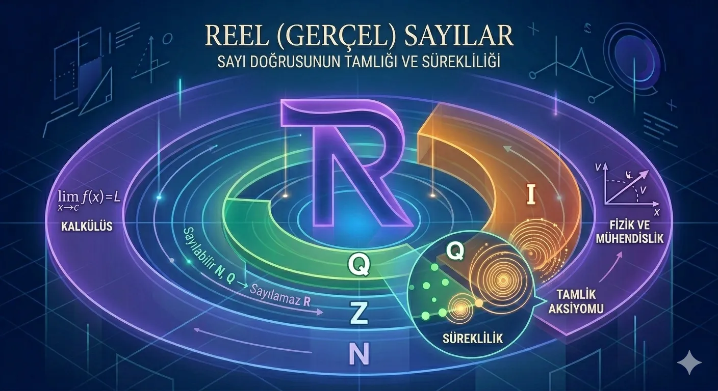 Sayı Doğrusunun Tamlığı: Reel (Gerçel) Sayılar ($\mathbb{R}$)