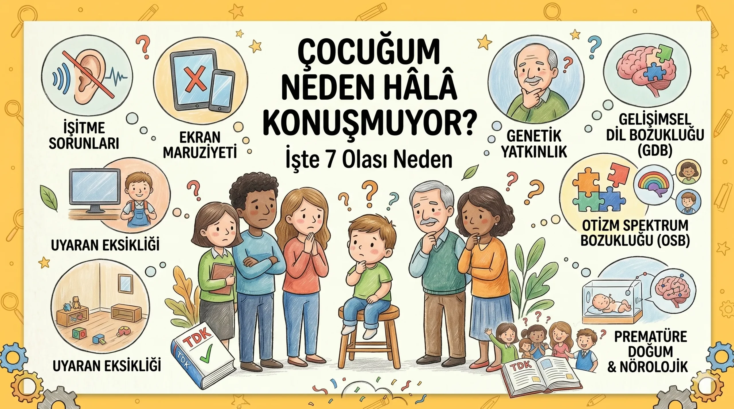 Çocuğum Neden Hâlâ Konuşmuyor? İşte 7 Olası Neden