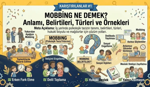 Mobbing Ne Demek? Anlamı, Belirtileri, Türleri ve Örnekleri