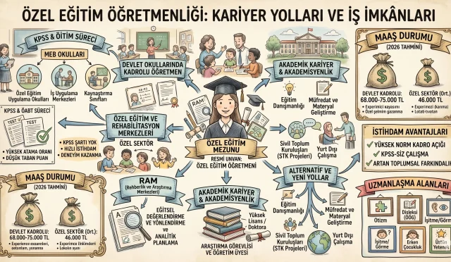 Özel Eğitim Öğretmenliği Mezunu Ne Olur? Kariyer Yolları ve İş İmkânları